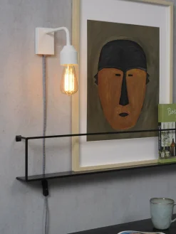 it's about RoMi Wandlamp ijzer Madrid 18x7xh.14cm wit S Discount