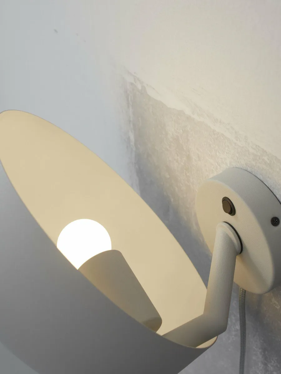 it's about RoMi Wandlamp ijzer Porto lichtgrijs Sale