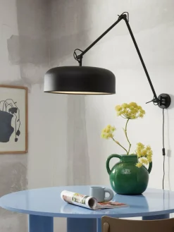 it's about RoMi Wandlamp ijzer Marseille zwart New