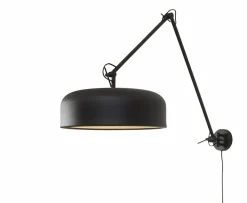 it's about RoMi Wandlamp ijzer Marseille zwart New