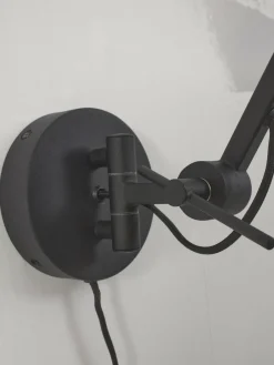 it's about RoMi Wandlamp ijzer Marseille zwart New