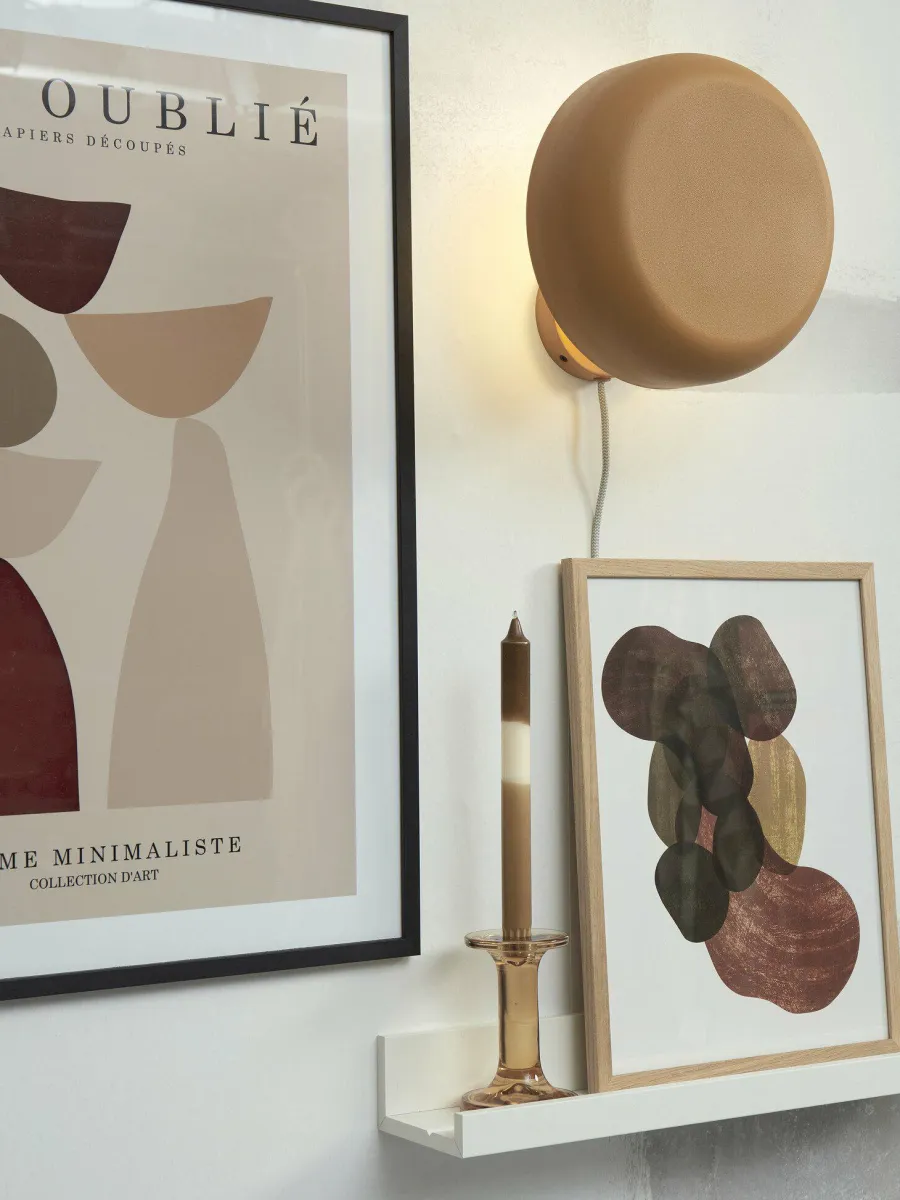 it's about RoMi Wandlamp ijzer Porto mosterd Online