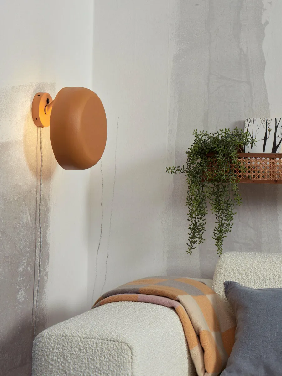 it's about RoMi Wandlamp ijzer Porto mosterd Online