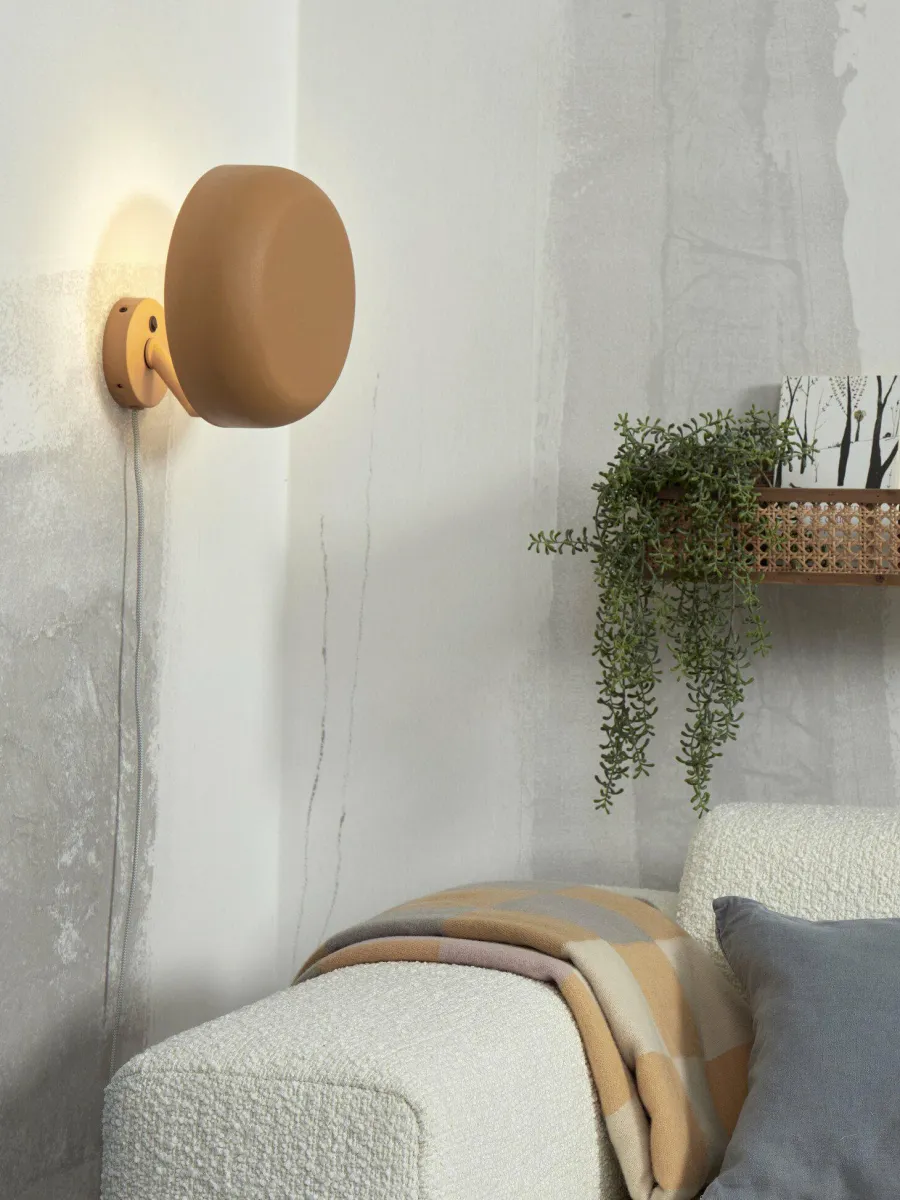 it's about RoMi Wandlamp ijzer Porto mosterd Online