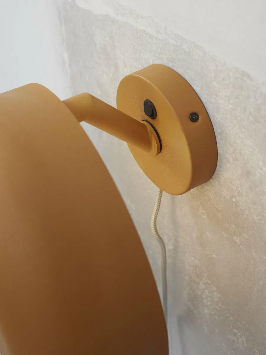 it's about RoMi Wandlamp ijzer Porto mosterd Online