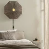 it's about RoMi Wandlamp Panama dia. 65cm donkergrijs Sale