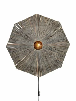 it's about RoMi Wandlamp Panama dia. 65cm donkergrijs Sale