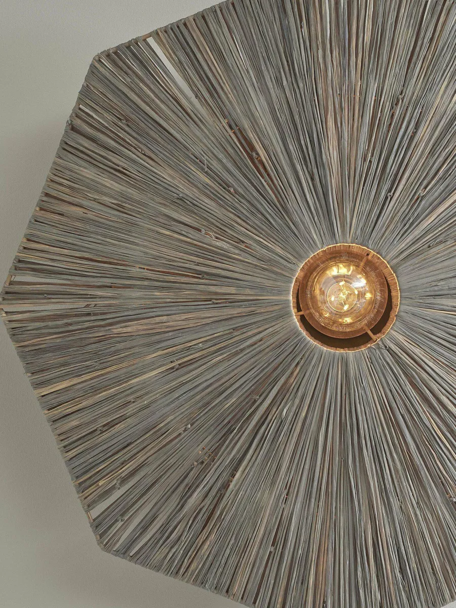 it's about RoMi Wandlamp Panama dia. 65cm donkergrijs Sale