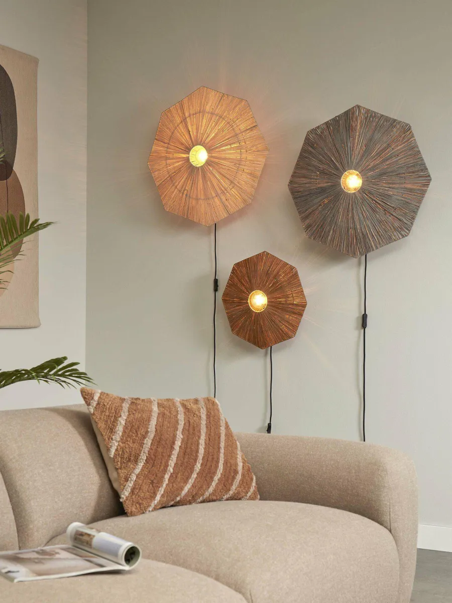 it's about RoMi Wandlamp Panama dia. 65cm naturel Best