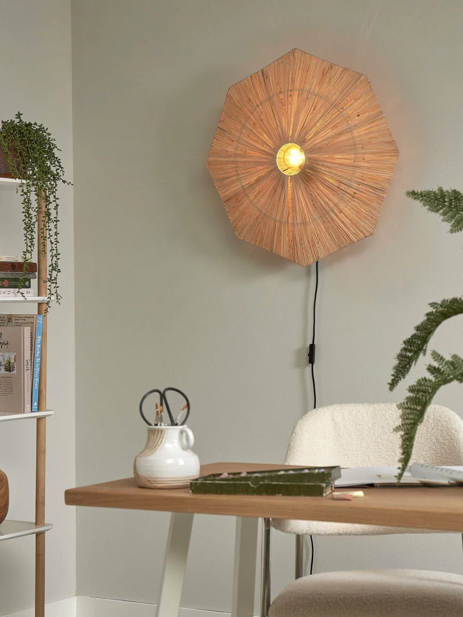 it's about RoMi Wandlamp Panama dia. 65cm naturel Best