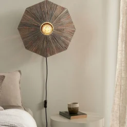 it's about RoMi Wandlamp Panama dia. 45cm donkergrijs Clearance