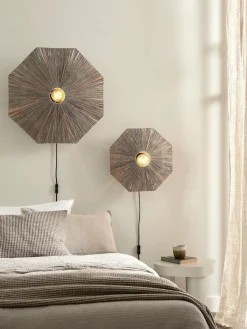 it's about RoMi Wandlamp Panama dia. 45cm donkergrijs Clearance