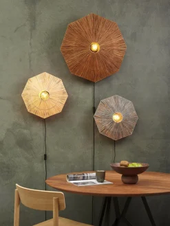 it's about RoMi Wandlamp Panama dia. 45cm donkergrijs Clearance