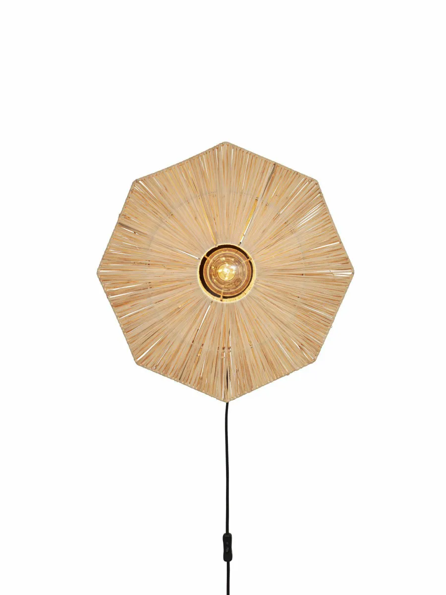 it's about RoMi Wandlamp Panama dia. 45cm naturel New