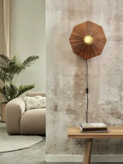 it's about RoMi Wandlamp Panama dia. 45cm bruin Clearance