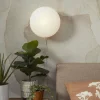 it's about RoMi Wandlamp Sapporo glas wit/zand L
