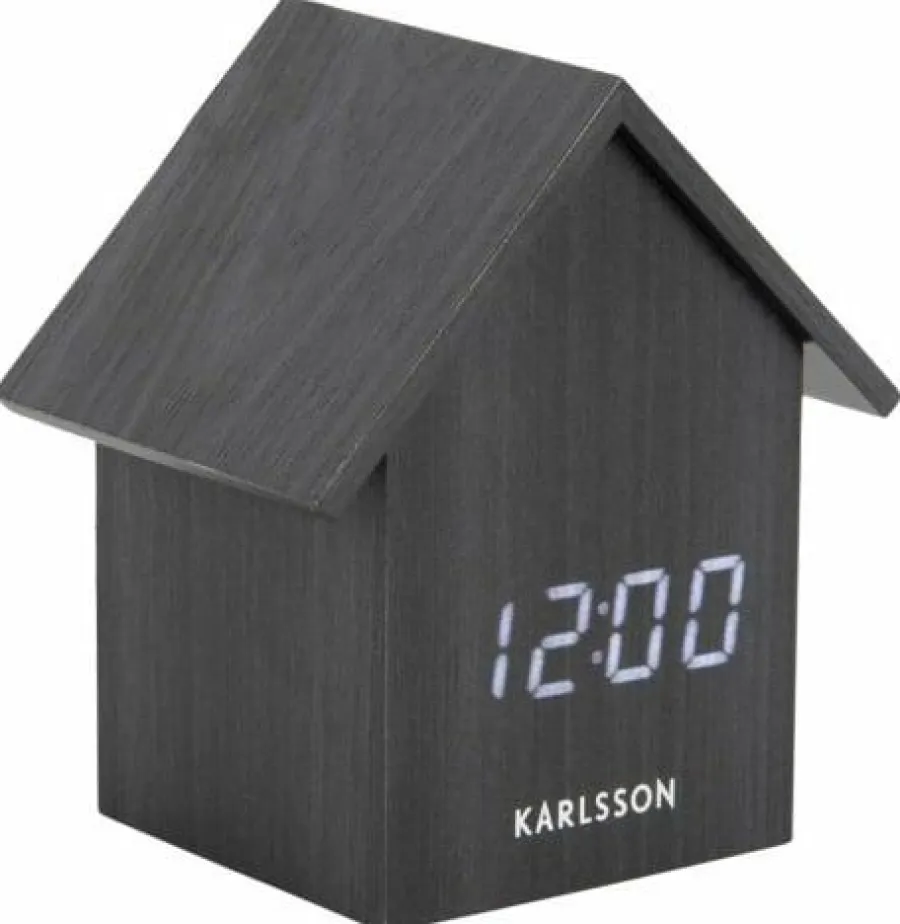 Karlsson Alarm Clock House LED zwart Online