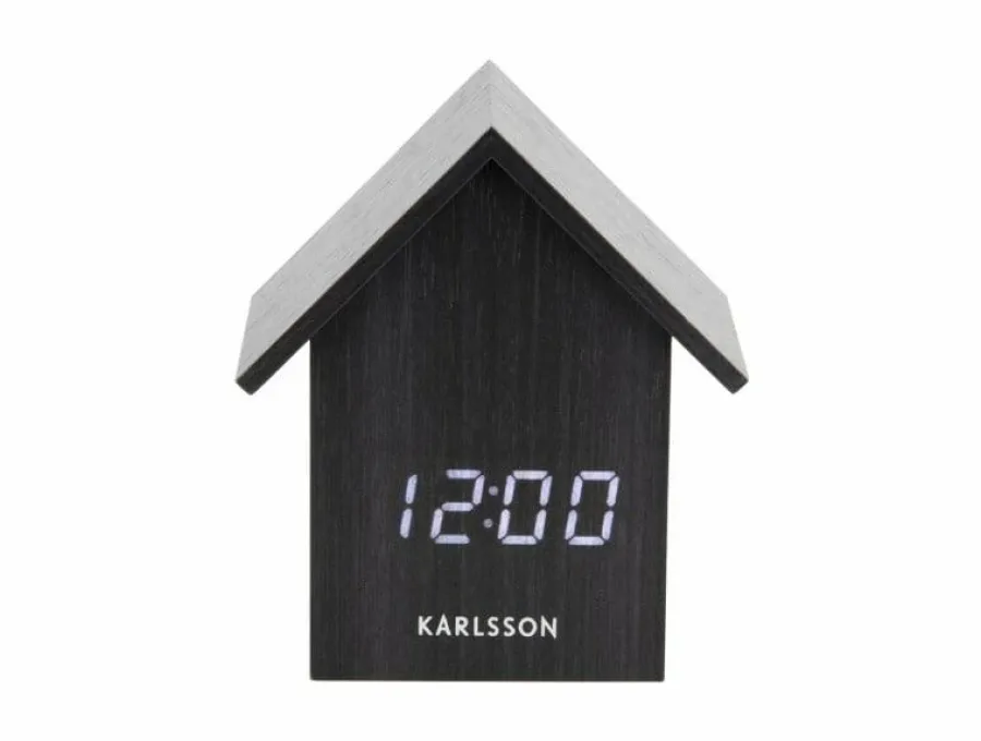 Karlsson Alarm Clock House LED zwart Online