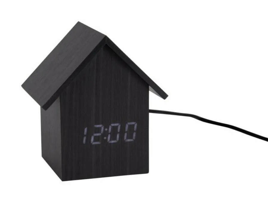 Karlsson Alarm Clock House LED zwart Online