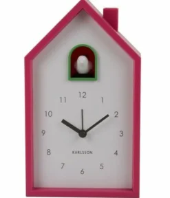 Karlsson Alarmklok Modern Cuckoo helder roze Online