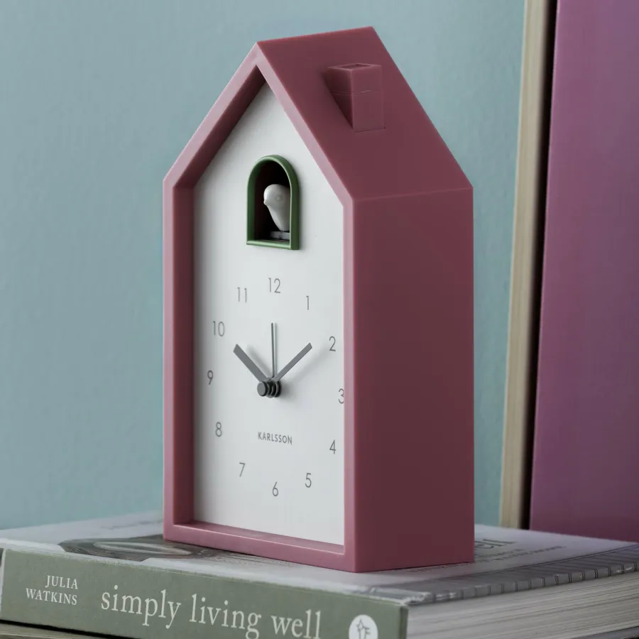 Karlsson Alarmklok Modern Cuckoo helder roze Online