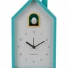 Karlsson Alarmklok Modern Cuckoo turquoise blauw Hot