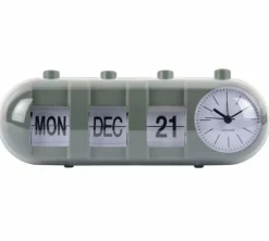 Karlsson Alarmklok Retro Tube Calender Flip jungle groen Online