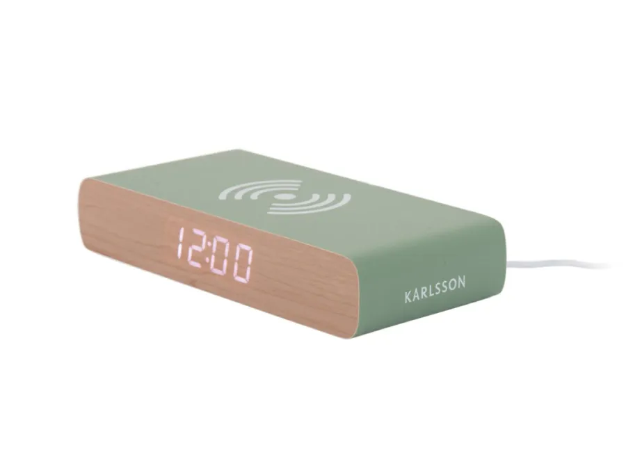 Karlsson Alarmklok Retro Flat jungle groen Online