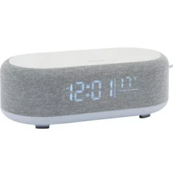 Karlsson Alarmklok Vogue met telefoonoplader en bluetooth muis grijs Clearance