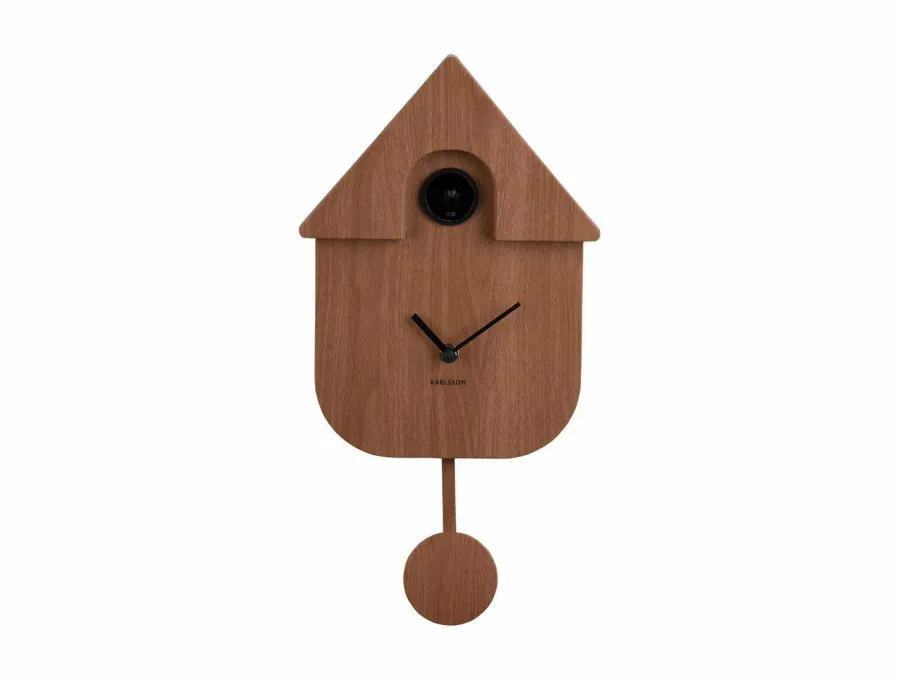 Karlsson Klok Modern Cuckoo - donkerbruin Sale