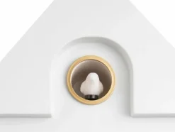 Karlsson Klok Modern Cuckoo - Wit Clearance