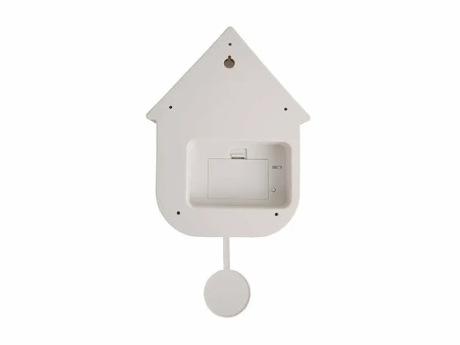 Karlsson Klok Modern Cuckoo - Wit Clearance
