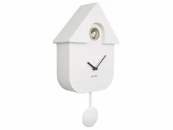 Karlsson Klok Modern Cuckoo - Wit Clearance