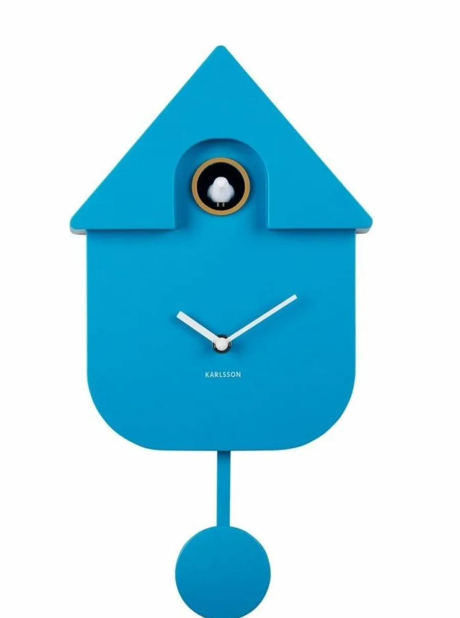 Karlsson Klok Modern Cuckoo Helder Blauw