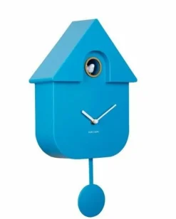 Karlsson Klok Modern Cuckoo Helder Blauw