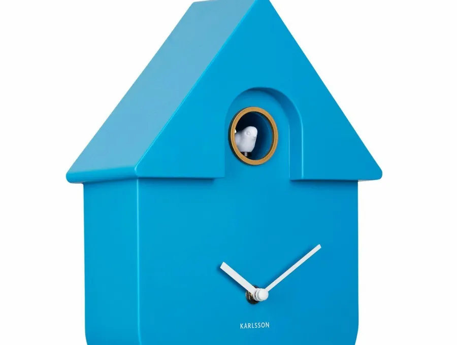Karlsson Klok Modern Cuckoo Helder Blauw