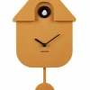 Karlsson Klok Modern Cuckoo okergeel Outlet