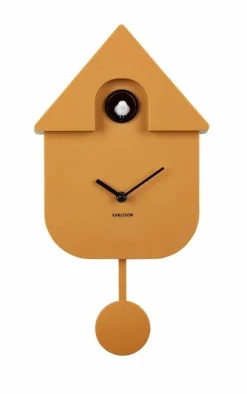 Karlsson Klok Modern Cuckoo okergeel Outlet