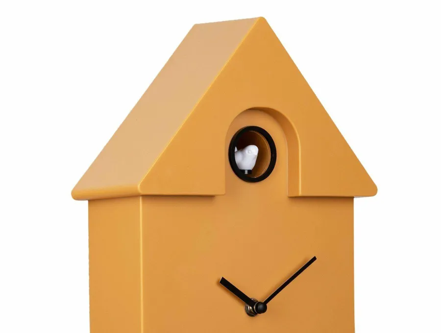 Karlsson Klok Modern Cuckoo okergeel Outlet