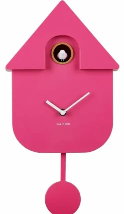 Karlsson Klok Modern Cuckoo Helder Roze