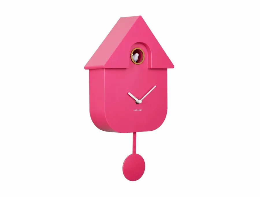 Karlsson Klok Modern Cuckoo Helder Roze