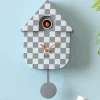 Karlsson Klok Modern Cuckoo Checker grijs Best