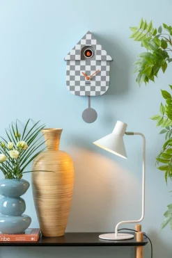Karlsson Klok Modern Cuckoo Checker grijs Best