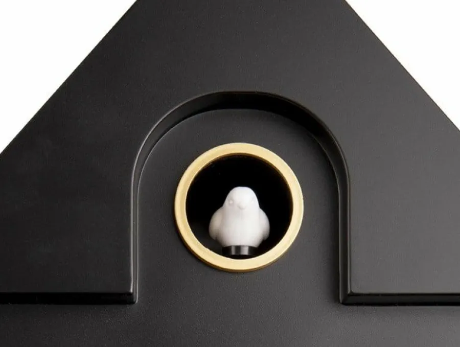 Karlsson Klok Modern Cuckoo - Zwart Discount