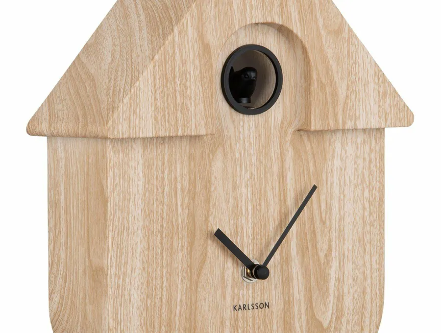 Karlsson Klok Modern Cuckoo - licht bruin Sale
