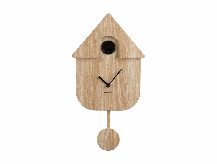 Karlsson Klok Modern Cuckoo - licht bruin Sale