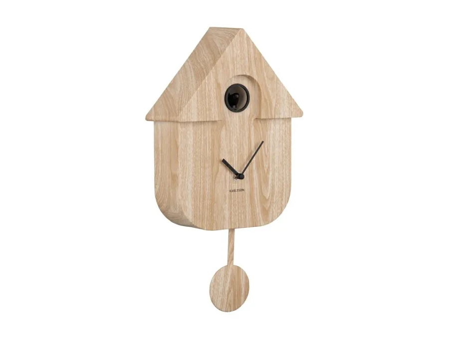 Karlsson Klok Modern Cuckoo - licht bruin Sale