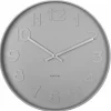 Karlsson Klok Mr. Grey Numbers grijs Ø 37.5 cm