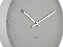Karlsson Klok Mr. Grey Numbers grijs Ø 37.5 cm