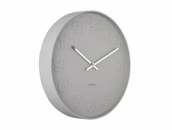 Karlsson Klok Mr. Grey Numbers grijs Ø 37.5 cm
